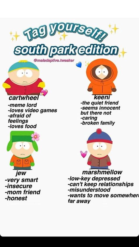 South Park Moms, South Park Outfits, Innocent Love, South Park Memes, Goth Kids, North Garden, Digital Circuit, South Park Funny, South Park Fanart