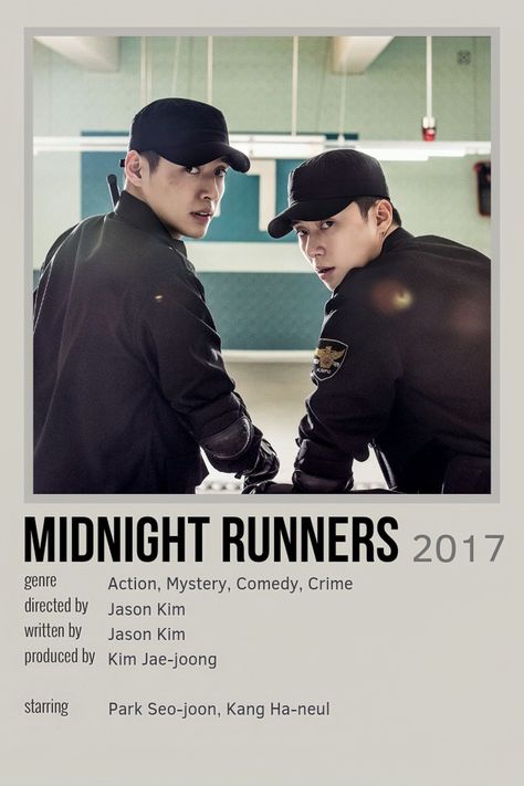 Midnight Runners Poster, Kdrama List, Kdrama Poster, Midnight Runners, Night Film, Kang Ha Neul, Korean Drama Series, Korean Words Learning, New Movies To Watch