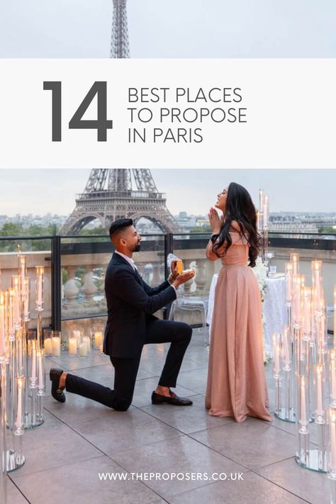 Paris Proposal Ideas, France Proposal, Paris Proposal, Places To Propose, Proposal Spots, Peninsula Paris, Best Places To Propose, Unique Proposals, Best Proposals