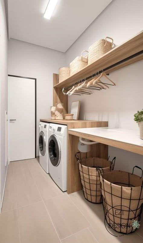 Stylish Laundry Room, Laundry Room Flooring, Dream Laundry Room, Laundry Room Layouts, Laundry Design, Laundry Room Renovation, Modern Laundry Rooms, Laundry Room Cabinets, Laundry Room Inspiration