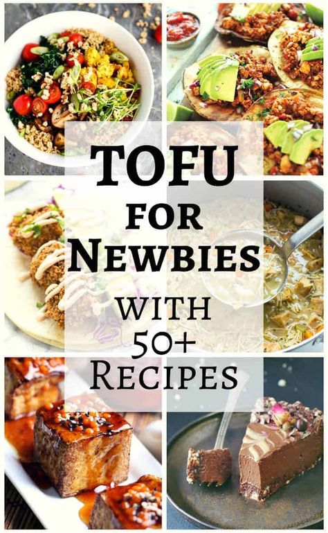 Tofu For Beginners, Recipes Tofu, Resep Vegan, Cooking Tofu, Tofu Dishes, Cooking Guide, Recipes To Try, Tofu Recipes, Vegan Cooking