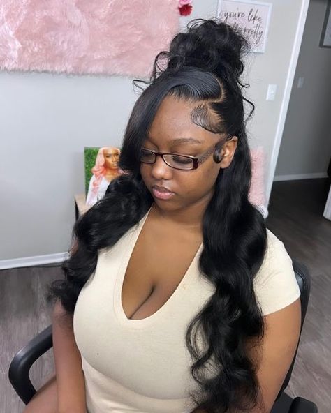 Lace Front Fishtail Braid, Updo Styles With Wigs, Lace Front Hairstyles Updo, Wig Updo Styles, Updo Lace Front Hairstyles, Lace Front Wigs Updo, Birthday Lace Front Hairstyles, Hair Birthday Hairstyles, Lace Front Updo Styles