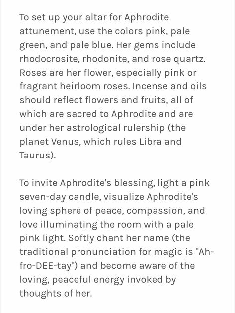 Alter For Aphrodite, Aphrodite Information, Devotional Acts To Aphrodite, Working With Aphrodite Witchcraft, Work With Aphrodite, Offerings To Aphrodite, Aphrodite Deity Work, Offerings For Aphrodite, Worshipping Aphrodite