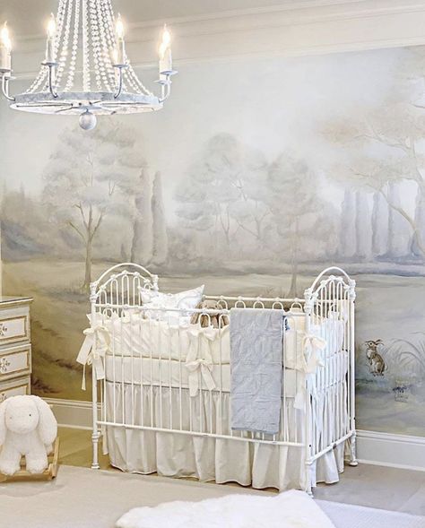 Classic Nursery Ideas Vintage, Peter The Rabbit Nursery, French Garden Nursery, Peter Rabbit Nursery Girl, Vintage Peter Rabbit Nursery, Peter Rabbit Nursery Boy, Beautiful Nursery Ideas, Velveteen Rabbit Nursery, Bunny Themed Nursery