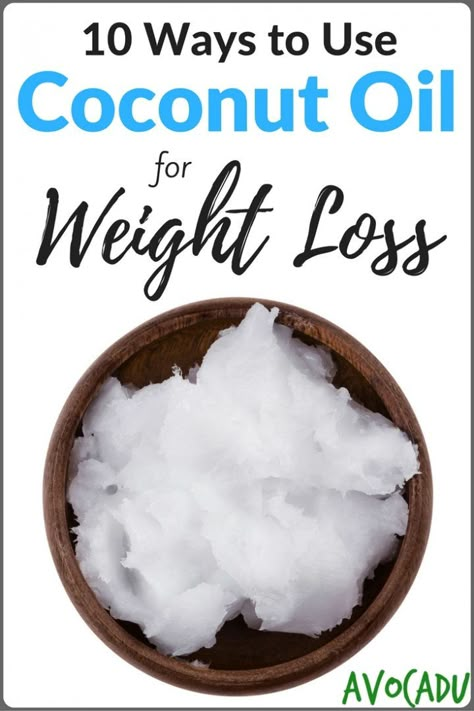 How to Use Coconut Oil for Weight Loss | Use Coconut Oil to Lose Weight | Health Benefits of Coconut Oil | Avocadu.com Health Coconut Oil, Uses For Coconut Oil, Coconut Oil Recipes, Benefits Of Coconut, Coconut Health Benefits, Coconut Oil Uses, Coconut Oil For Skin, Benefits Of Coconut Oil, Oil Uses