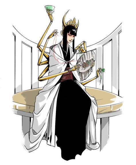 BLEACH, The Royal Guard "Great Weave Guard" Shutara Senjumaru Senjumaru Shutara, Manga Images, Gotei 13, Bleach Pictures, Urahara Kisuke, Rukia Bleach, Soul Society, Edith Head, Good Anime Series