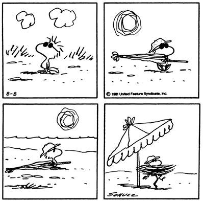 Snoopy Things, Savage Chickens, Happy First Day Of Summer, Charlie Brown Characters, Snoopy Stuff, Summertime Blues, Snoopy Comics, Animation Characters, Peanuts Comic Strip