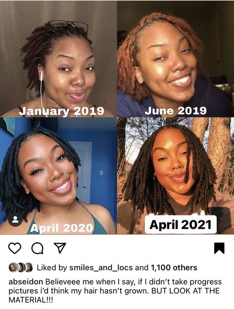 Loc Progression, Loc Growth Progress, Loc Journey Before And After, Loc Stages, Locs Growth, Loc Progress, Afro Hair Types, Loc Growth, Permanent Style