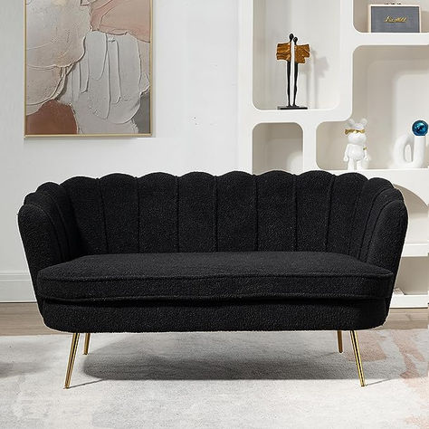 Boucle Loveseat, Small Loveseat, Couches For Small Spaces, Mini Sofa, Room Couches, Small Couch, Modern Loveseat, Small Space Living Room, The Embrace