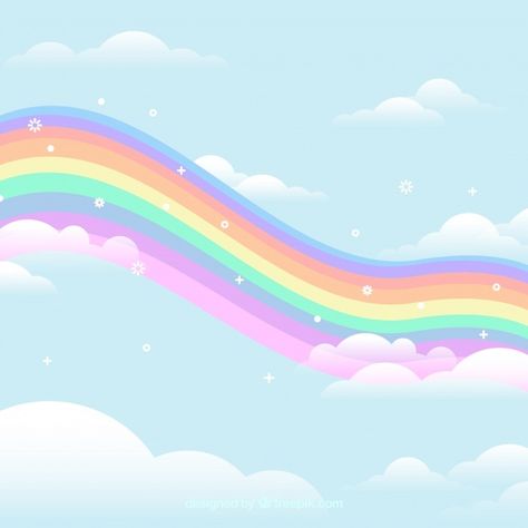 Fundo colorido arco-íris | Free Vector #Freepik #freevector #fundo #projeto #natureza #ceu Unicorn Wallpaper, Free Vector Illustration, Soyut Sanat Tabloları, Wallpaper Cute, Rainbow Wallpaper, Rainbow Background, Colorful Rainbow, Pastel Wallpaper, Kawaii Wallpaper