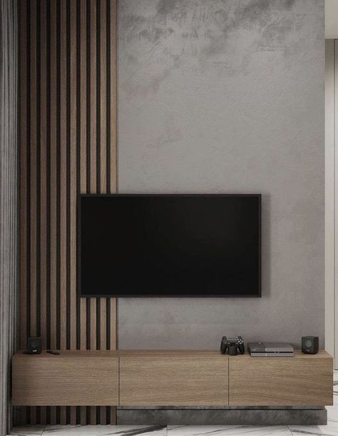 Ruang Tv, Living Room Tv Unit Designs, Living Room Tv Unit, Tv Room Design, Living Room Design Inspiration, Bedroom Master, Wall Designs, Tv Wall Design, Living Room Design Decor