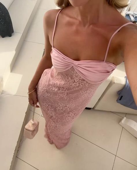 Stolen Stores on Instagram: "Stolen from @lydsbutler  🎀 Swan Slip Maxi Dress (Lace) - Pink www.stolenstores.com  #stolenstores #stolen #stolenstudios" Stolen Stores, Slip Maxi Dress, Trendy Fits, Pink Coquette, Lace Chiffon, Girl Tips, Grad Dresses, Hoco Dresses, Future Life