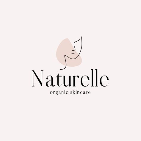 Woman Face Logo, Herbal Logo, Abstract Woman Face, Minimalistic Logo, Skincare Logo, Clinic Logo, Florist Logo, Skin Care Salon, Elegant Logo Design