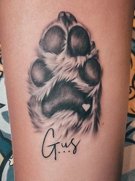 Paw Print Tattoo On Hand, Chihuahua Paw Print Tattoo, Great Dane Memorial Tattoo, Tattoo Ideas For Dog Owners, Tattoos Of Dogs Ideas, Lab Memorial Tattoo, Pawprint Tattoo Dog Memorial, Dog Nose Tattoo, Dog Nose Print Tattoo