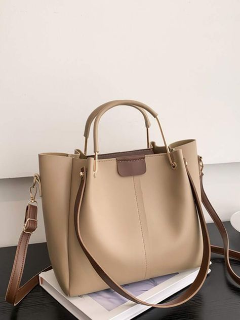 Satchel Bags For Women, Luxury Purses, Genuine Leather Bags, Tote Bag Leather, Bird In Bag, Artificial Leather, Square Bag, Large Bags, Satchel Bags