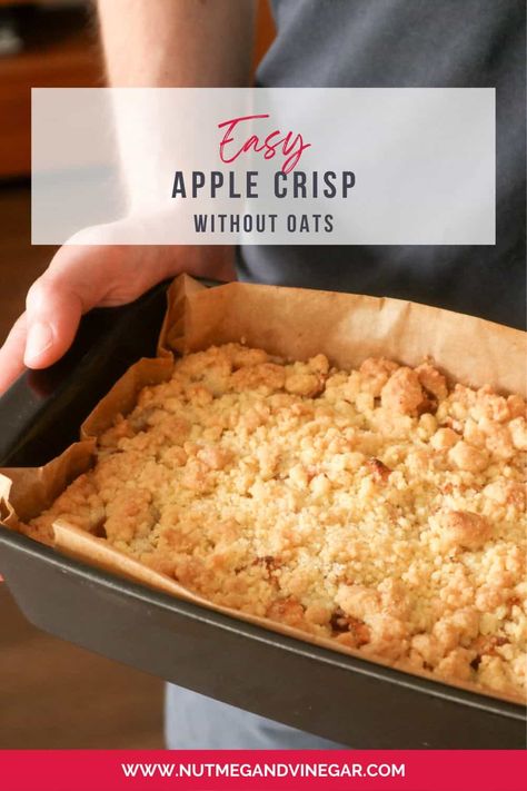 Easy apple crisp recipe without oats Apple Crisp Recipe Without Oats, Apple Crumble Recipe Easy, Apple Crisp No Oats, Apple Crisp Without Oats, Apple Crisp Pie, Recipe Using Apples, Best Apple Crisp Recipe, Easy Apple Crisp, Apple Pie Recipe Homemade