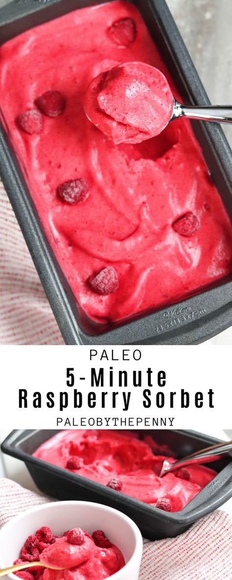 Raspberry Recipes Healthy, Berry Sorbet Recipe, Fresh Raspberry Recipes, Raspberry Sorbet Recipe, Fruit Sorbet Recipe, Mixed Berry Sorbet, Homemade Sorbet, Summer Sorbet, Sorbet Is