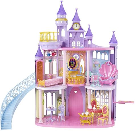 Amazon.com: Disney Ultimate Princess Castle: Toys & Games Castle Dollhouse, Disney Princess Barbies, Disney Princess Castle, Disney Princess Toys, Disney Princess Dolls, Princess Toys, Disney Kitchen, Fairytale Castle, Princess Castle