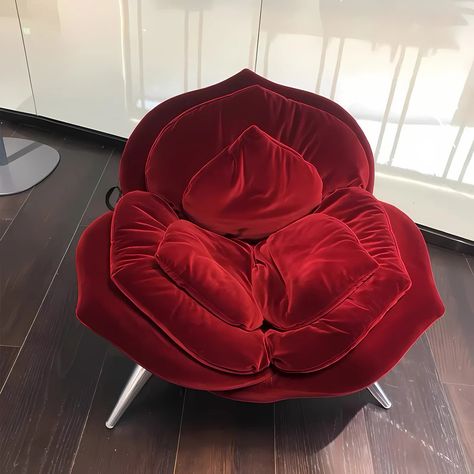 Elevate your home decor with our Italian Style Rose Petal Sofa Chair. Indulge in the luxurious elegance of rose petals while enjoying the comfort of a sofa. Perfect for those seeking sophistication and relaxation. Add a touch of beauty and tranquility to any room. Overall Dimensions L35.4''*W32.3''*H31.5''/ L90cm*W82cm*H80cm Upholstery Color Red/Black/Customized Material Fabric Frame Material Metal Seat Fill Material Cotton Style Luxury Assembly Required No Warranty 2 Year Limited (residential), Footstool Coffee Table, Nice House, Fabric Frame, Red Rooms, School House, Framed Fabric, Dining Room Bar, Design Language, Dream House Decor