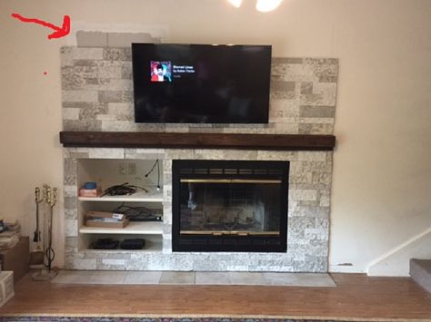 Modern Ranch Fireplace, Not Centered Fireplace Living Room, Fireplace Off Center In Living Room, Not Centered Fireplace, Off Centre Fireplace, Off Centered Fireplace, Off Center Fireplace With Tv, Off Center Fireplace Ideas, Centre Fireplace