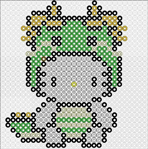 Hello Kitty Crochet, Fuse Bead Patterns, Diy Perler Bead Crafts, Beads Ideas, Kitty Stuff, Diy Perler Beads, Melting Beads, Iron Beads, Pixel Pattern