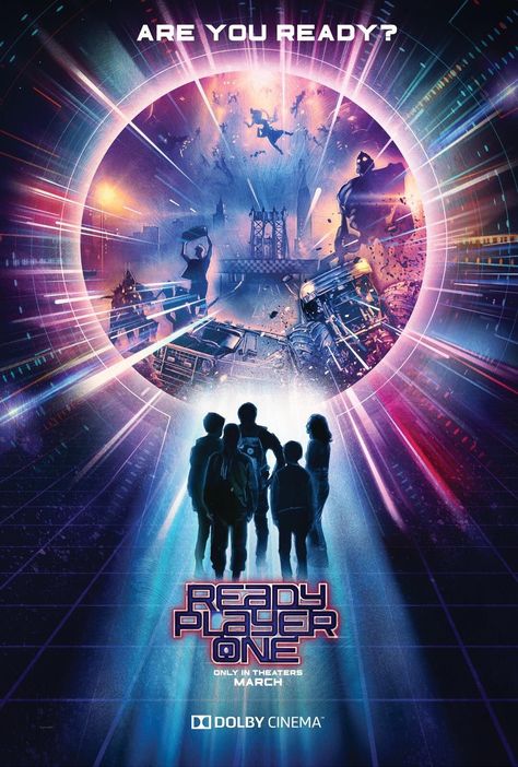 Ready Player One (2018) Ready Player One Movie, Gamer Boy, Ready Player One, Player One, George Clooney, New Poster, Film Posters, Back To The Future, Film Serie