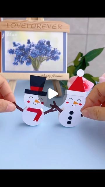 Paper crafts teacher on Instagram: "Made of these lovely snowman ☃️ for kids and students 

#papercraft #papercrafting #origamifun #origami #handmadediy #craftingwithkids #craftyideas #crafting #crafts #papercrafter #creativehandmade #craft #craftforkids #papercrafters#craftforchildren #diycrafts #diy #papercrafts #paperart  #handmade #origamipaper #origamiartist #origamiart #origamilove #kidstoy #kidstoys #kidtoys #childrentoys #craftersgonnacraft" Snowman For Kids, Keep Kids Busy, Origami Artist, Origami Love, Snow Art, Winter Nature, Paper Crafts Origami, Snowman Crafts, Diy Creative Crafts