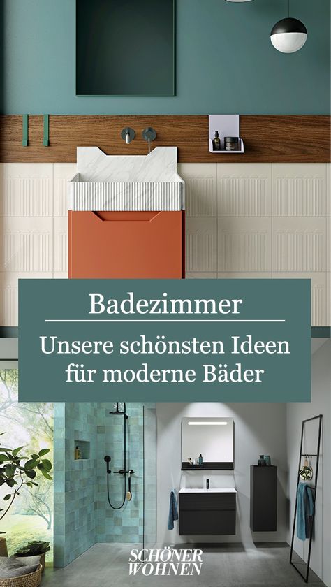 Was macht ein modernes Badezimmer aus? Regendusche, frei stehende Badewanne, antibakterielle Fliesen, Smart-Home-Lösungen? Wir sagen: Alles kann, nichts muss. Unsere schönsten Ideen für moderne Bäder. Bad Inspiration Modern, Bad Modern, Worst Trends, Bad Inspiration, Farmhouse Curtains, Boho Curtains, Bad Design, Interior Design Trends, Decoration Design