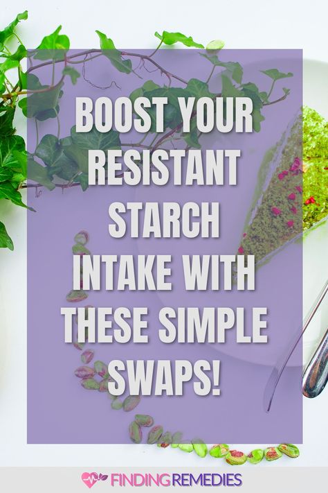 Boost your resistant starch intake with these simple swaps! Resistant Starch Foods List, Resistant Starch Foods, Healthy Starch, Green Banana Flour, Track Diet, Starch Foods, Resistant Starch, Unripe Banana, Raw Oats