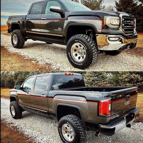 Gmc Truck Accessories, Tundra Truck, Lifted Chevy Trucks, Chevy Pickup Trucks, Truck Paint, Truck Yeah, Classic Pickup Trucks, Paint Stripes, Gmc Truck