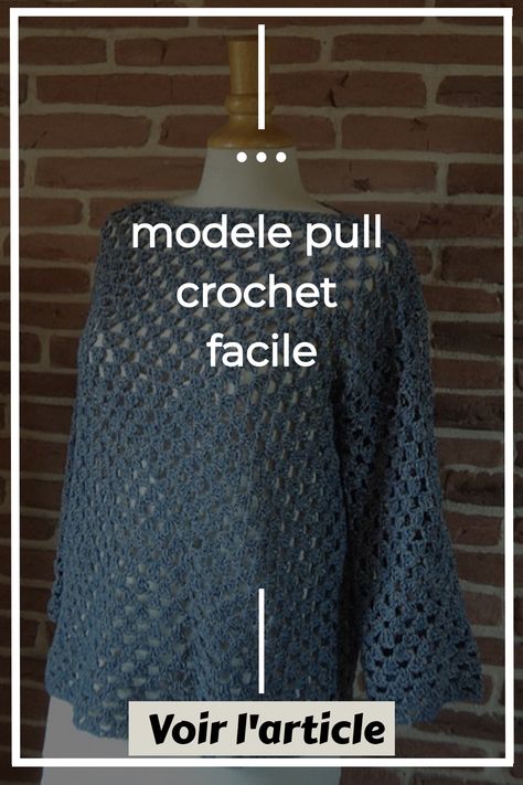 Vu sur i.pinimg.com instructions écrites ici: tricotitricotontricotfacile.blogspot tutopullfiletaucrochettoutes Vu sur scrat.hellocoton.fr dans cette vidéo, apprenez à crocheter un pull kimono avec des manches milongue. j’y explique comment Vu sur i.pinimg.com modèle pull croisiere femme modèle gratuit de pull croisière femme tricoté en ‘fil croisiere’, coloris framboise. top crochet facile, à ma portée. Vu sur crochet-loisirs.com modèles gratuits tricot & crochet recherchez parmi nos modèles gr Lidia Crochet Tricot, Pull Mohair, Crochet Diy, Crochet, Art