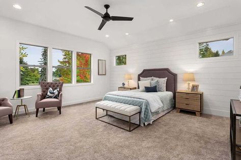 The Best Type of Carpet for the Bedroom - Home Decor Bliss Cleaning Ceiling Fans, 52 Inch Ceiling Fan, Black Ceiling Fan, Maxim Lighting, Best Flooring, Types Of Carpet, Bedroom Paint Colors, Led Ceiling Fan, Best Carpet