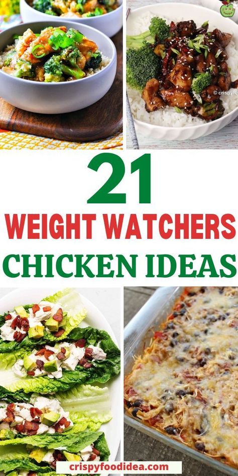 Here you weight watchers chicken ideas that are best for meal plan. Meals With Rotisserie Chicken, Weight Watchers Food Points, Weight Watchers Meals Dinner, Weight Watchers Meal Plans, Weight Watchers Recipes Desserts, Weight Watchers Chicken, Weight Watcher Dinners, Weight Watchers Chicken Recipes, Weight Watchers Diet