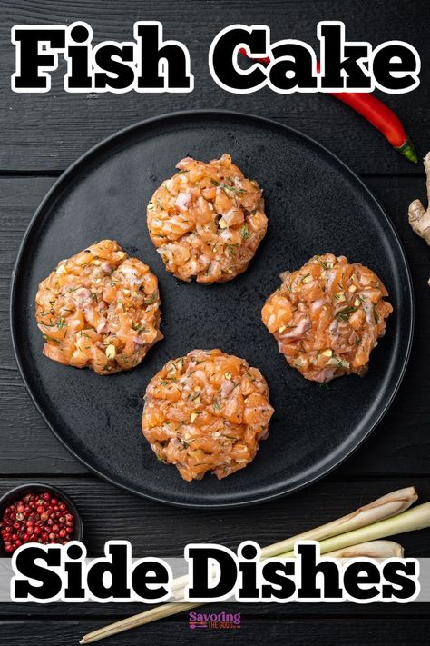 Whether you're aiming for a light and refreshing pairing or something heartier to satiate your appetite, there are plenty of options to suit your cravings. Wondering what sides will take your fish cakes to a whole new level? Look no further! Complementing the savory goodness of your fish cakes with the perfect accompaniments is key to a well-rounded meal. https://www.savoringthegood.com/serve-with-fish-cakes/ What To Serve With Fish Cakes, What To Serve With Fish, Aioli Sauce Recipe, Side Dishes For Fish, Fish Patties, Sweet Potato Chips Baked, Fish Cakes Recipe, Potato Chip Recipes, Healthy Ground Beef