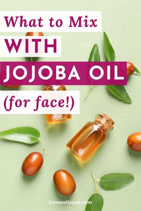 How To Use Jojoba Oil On Face, Jojoba Oil Recipes Skin Care, Face Essential Oils Skin Care, Jojoba Oil Benefits For Skin, Oils For Acne Prone Skin, Jojoba Oil Recipes, Jojoba Oil For Face, Jojoba Oil Uses, Face Oil Recipe