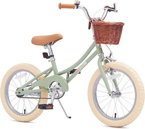 Amazon.com : Bixike Girls Bike with Basket, Kids Bike for 5-13 Years,16 inch with Training Wheels and Kickstand, 20 inch with Kickstand but no Training Wheels. (Green, 20 Inch) : Sports & Outdoors Bikes With Baskets, Bike For Girls, Christmas Bike, Basket Training, Lovely Houses, Bike For Kids, Bike With Training Wheels, Bike With Basket, French Kids