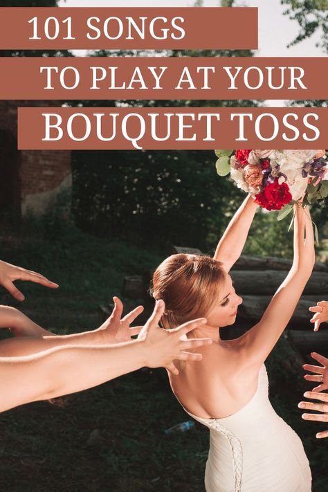 Alternative Bouquet Toss, Bouquet Toss Songs, Tossing Bouquet, Wedding Bouquet Toss, Best Bouquet, Father Daughter Songs, Daughter Songs, Top Country Songs, Reception Music