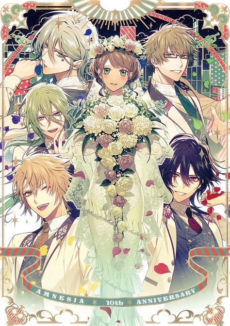 Amnesia Otome Game, Amnesia Memories, Amnesia Anime, Anniversary Art, Anime Boy Sketch, Game Illustration, Anime Heaven, Game Character Design, Anime Reccomendations