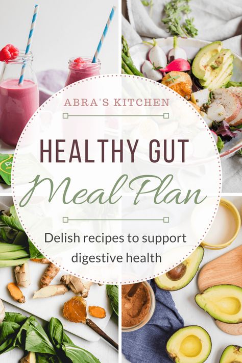 This healthy 7-day meal plan is full of nutritious and nourishing recipes that support optimal gut health. Let me help you make your gut happy, which is key to proper digestive health, immune health, and so much more! Including a downloadable pdf with a grocery list, full nutritional analysis, recipes, and prep schedule. Meals That Are Good For Your Gut, Healthy Gut Meal Prep, Anti Bloat Meal Prep, Meal Plan For Gut Health, Meals To Heal Your Gut, 7 Day Gut Health Meal Plan, Meal Prep For Gut Health, Meal Prep Gut Health, Gut Healthy Meal Plan