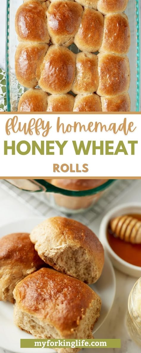 Honey Wheat Rolls Bread Machine, Whole Wheat Sweet Bread, Honey Wheat Rolls, Bread Machine Wheat Rolls, Honey Wheat Rolls Recipe, Honey Rolls Homemade, Bread Machine Honey Wheat Bread, Honey Wheat Dinner Rolls, Whole Wheat Rolls Recipe