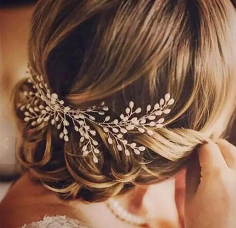 River Jewelry, Wedding Hair Flower Crown, Elegance Hair, Crystal Hair Vine, Pale White, Hair Comb Accessories, Crystal Hair Pins, Bridal Hair Clip, Wedding Hair Clips