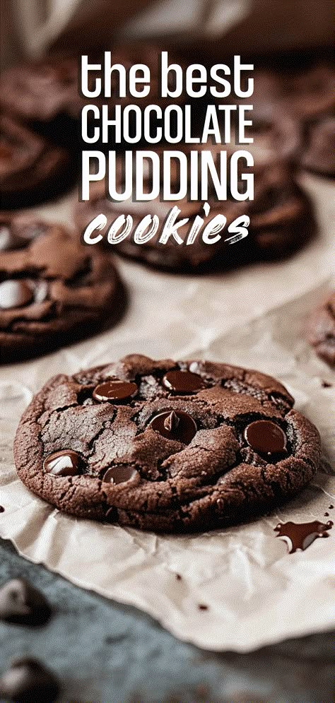 Chocolate Pudding Cookies [30 Minutes] – Chasety Chocolate Pudding Cookies Easy, What To Make With Chocolate Pudding, Chocolate Pudding Dessert Ideas, Chocolate Pudding Brownies, Things To Make With Chocolate Pudding, Recipes Using Chocolate Pudding, Chocolate Pudding Dessert Recipes, Desserts With Pudding, Pudding Cookies Chocolate