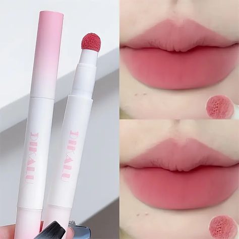 5 Color Matte Lip Gloss Lip Cream Red Pinkish Lip Clay Long Lasting Smudge Proof Moisturizing Makeup Dual Use Blush Rouge Cosmetics Valentines Day Gifts | High-quality & Affordable | Temu Lip Mud, Lip Gloss Cosmetics, Red Pigment, Lip Beauty, Matte Lip Gloss, Matte Lip Cream, Make Makeup, Lip Glaze, White Brick