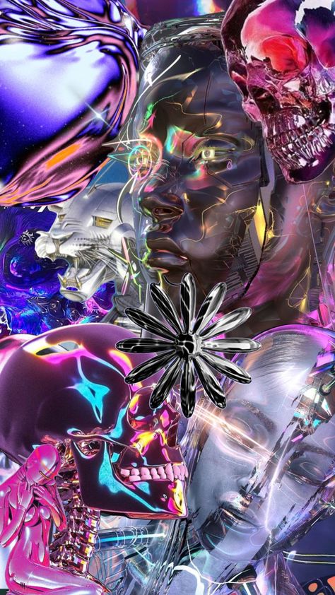 #holographic #futuristic #idk #y2k #future #metal Futuristic Y2k Aesthetic Wallpaper, Y2k Futurism Wallpaper, Futuristic Fairy Aesthetic, Metallic Y2k, Y2k Holographic, Metallic Cybercore, Holographic Cyberpunk, Pink Futuristic Aesthetic Wallpaper, Y2k Future