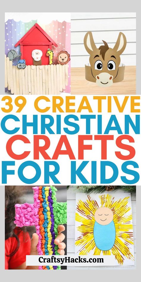 Religious Crafts For Toddlers, Life Of Jesus Crafts For Kids, Vbs Crafts For Toddlers, Christian Kindergarten Crafts, Preschool Christian Crafts Ideas, Vacation Bible School Crafts For Kids, Christian School Art Projects, Christian Ornaments For Kids, Youth Crafts For Church