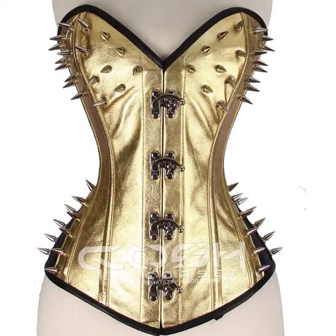 Cosh Corset Overbust Steelboned Golden Leather Corset With Spikes,Steampunk And Gothic New Design Leather Corset Vendors - Buy Overbust Corset Steelboned Corset Golden Leather Corset Spiked Corset Steampunk Corset Gothic Corset Hourglass Corset Vendors,Wholesale Corset Customzied Corset Body Shaper Online Corset Vendors Corset With Spiked New Design Leather Corset Vendors,Glamour Corset Daisy Corset Orchard Corset Alter Ego Corset Nightshade Corset Dracula Corset Sexy Women Corset Vendors Produc Orchard Corset, Authentic Corsets, Corset Steampunk, Velvet Corset, Steampunk Corset, Leather Rivets, Gothic Corset, Waist Trainer Corset, Overbust Corset