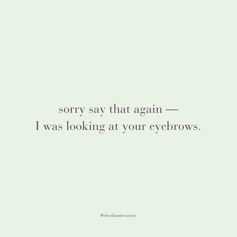 It be like that sometimes 😬 Been doing this forever and I know I’m not the only one 😂 A little brow maintenance goes a long way 👇🏽 • Wax & Thread Cleanup - $18 • Wax & Thread w/ Shaping - $25 🏷️ “FIRST20” for 20% off your first visit 🔗 Click the link in our bio ��🗓️@rhythmnbeautytoronto🧚🏽 #brows #browcare #browwax #browthreading #browthread #browwaxing #browtinting #browtint #browtint #browsonfleek #torontobrows #torontobrowsandlashes #torontoesthetician #torontoaesthetics #esthetics #browlamination Wax Quotes, Brow Maintenance, Brow Threading, Brow Care, Brow Wax, Not The Only One, Brows On Fleek, Brow Tinting, Brow Lamination