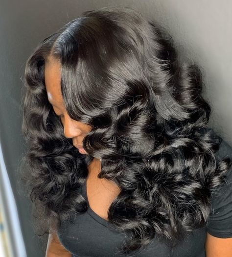 Volume Curls Black Women, Bombshell Curls Black Women Natural Hair, Drop Curls Black Hair, Bombshell Curls Natural Hair, Diva Curls Black Women, Soft Curls Black Women, Loose Curls Black Women, Bouncy Curls Black Women, Curls Hairstyles For Black Women