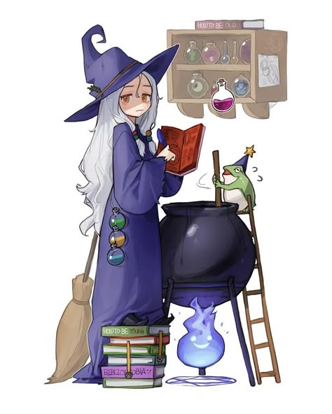 Rinotuna Art, Witch Drawing, Witch Characters, Under Your Spell, Mom Art, Dungeons And Dragons Characters, Witch Art, Character Design References, Dnd Characters