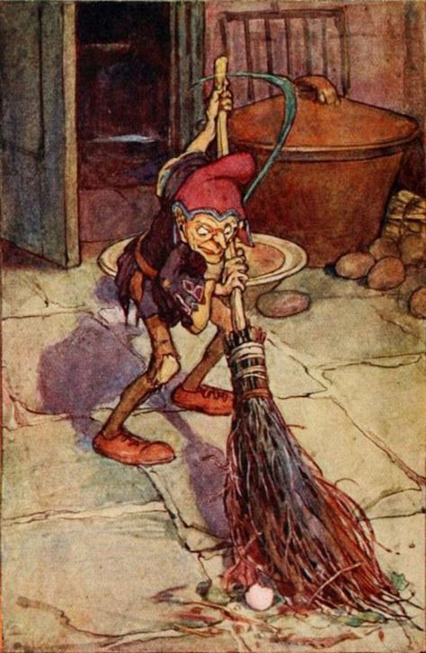 Tall Illustration, Brownie Fairy, Spiderwick Chronicles, Arthur Rackham, Elf House, Book Dragon, Folk Tales, Magical Creatures, Gods And Goddesses